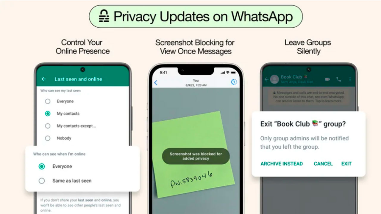 WhatsApp yeni gizlilik özellikleri