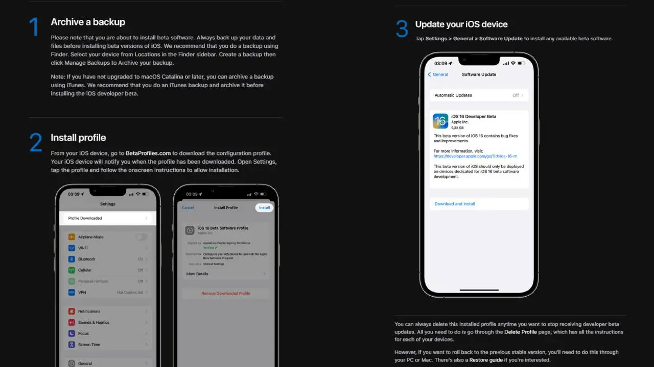 iOS 16 Beta 5 update