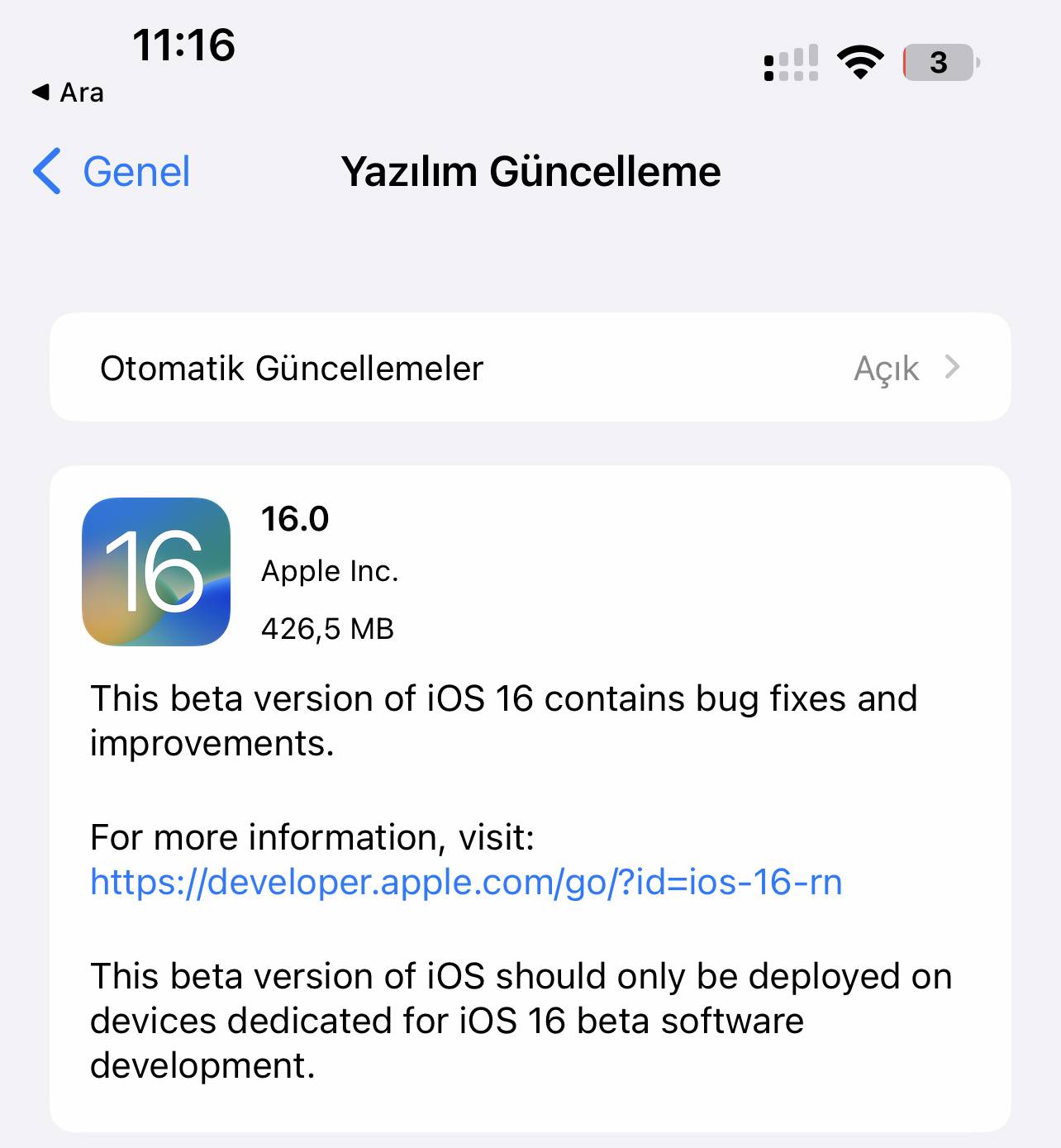 iOS 16 Beta 6 ile neler değişti?