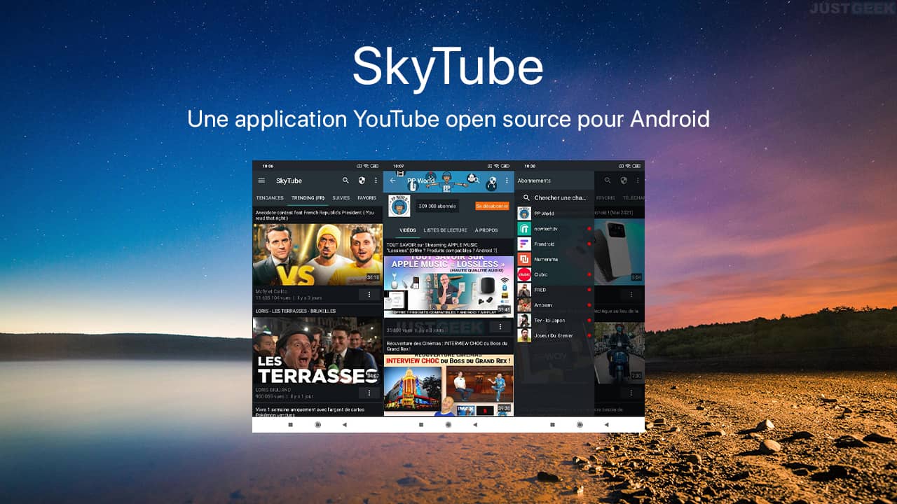 YouTube Vanced alternatifi uygulamalar arasında olan SkyTube