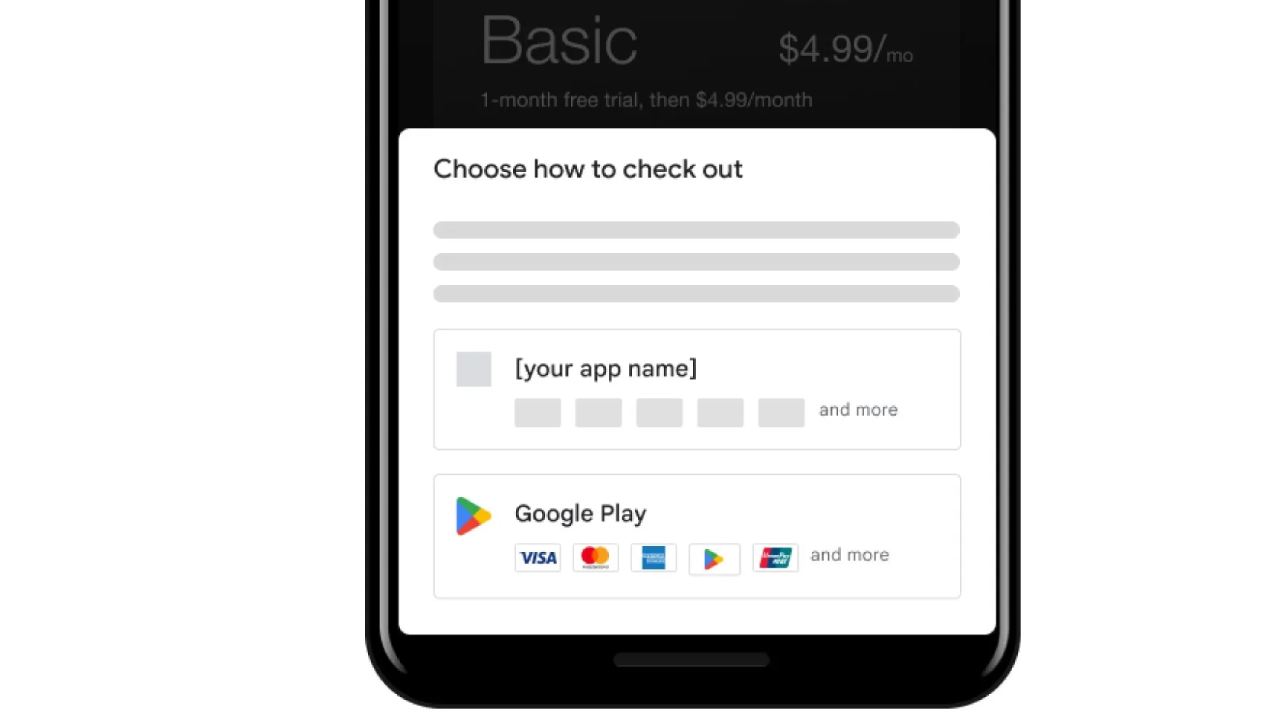 Google Play Store alternatif ödeme yöntemi test ediliyor