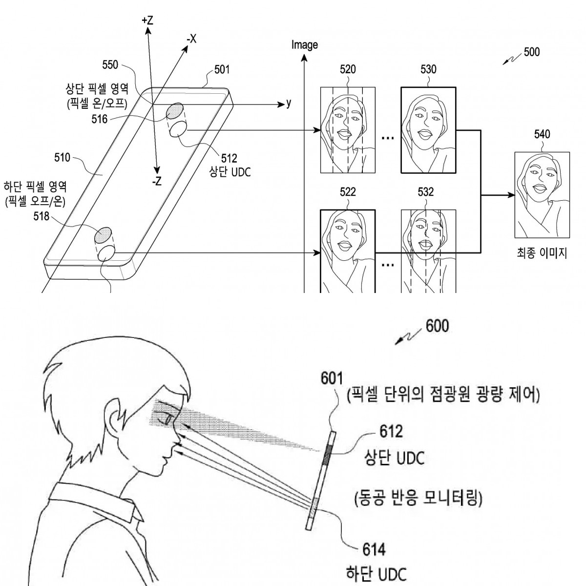 Samsung, iki ekran altı kamerası ile yüz tanıma gerçekleştirecek