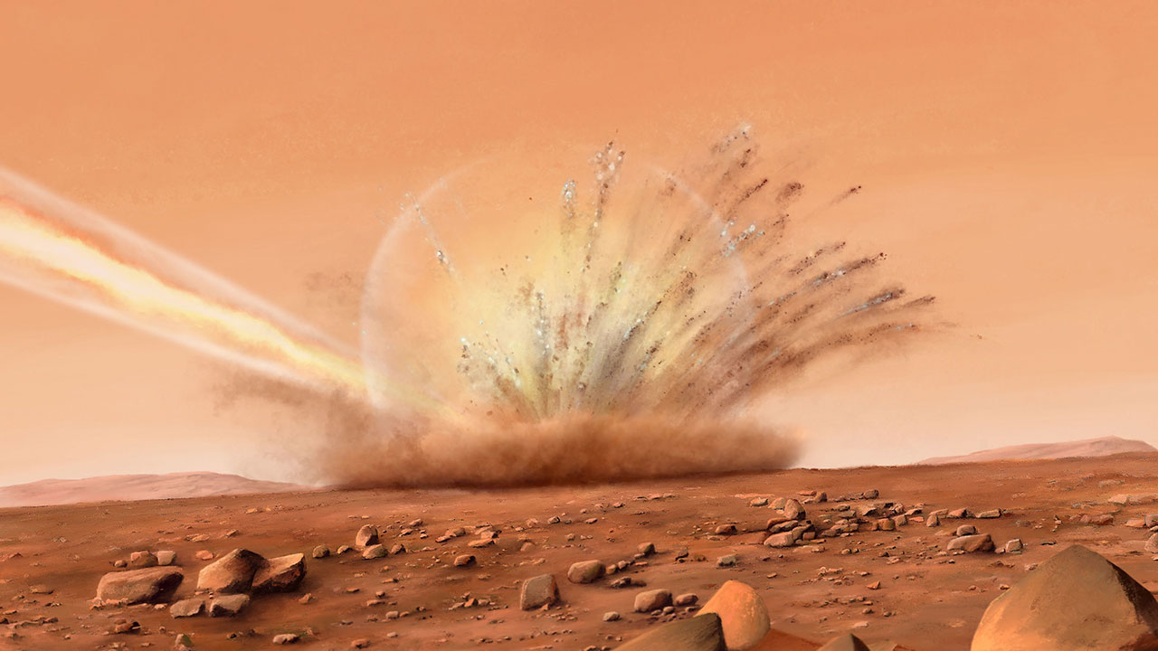 Mars yüzeyindeki krater şaşkınlık yarattı!