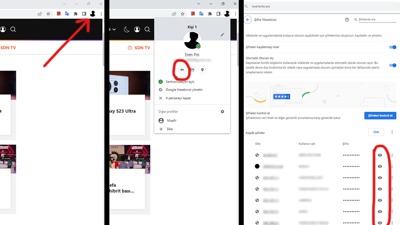 Chrome'da şifre öğrenmek için gereken adımlar