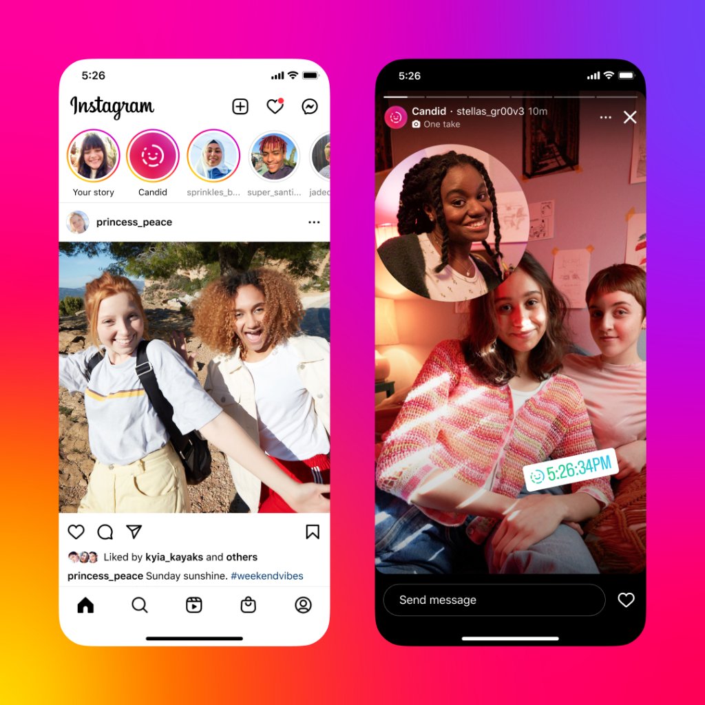Instagram, Candid Stories özelliğini kullanıma sundu