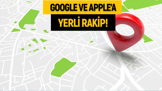 Concurrent national de Google et Apple Maps de Martı !