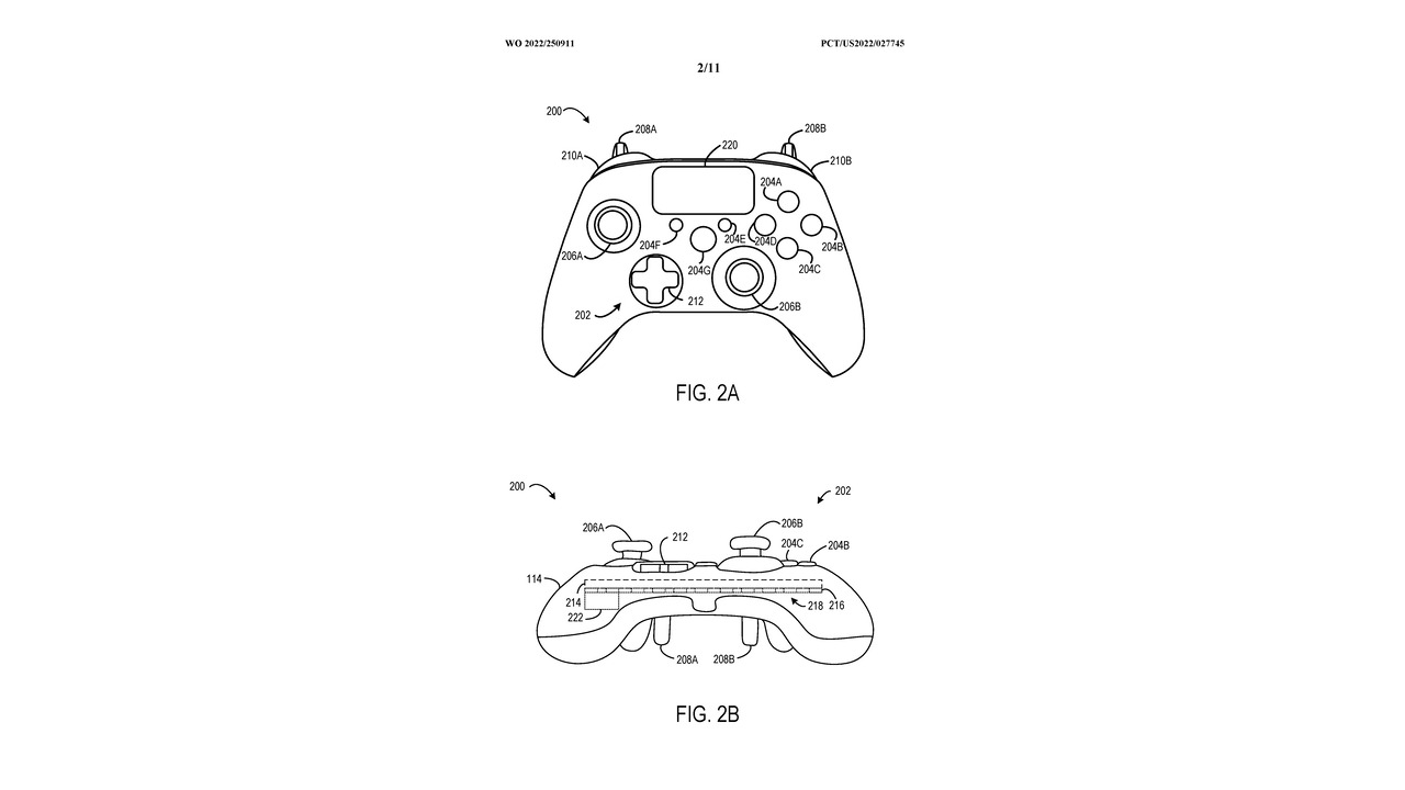 xbox gamepad yeni patent