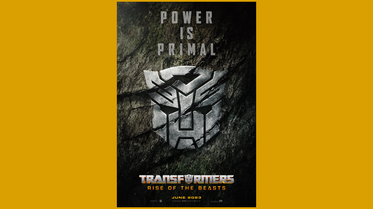 Transformers: Rise of the Beasts posteri